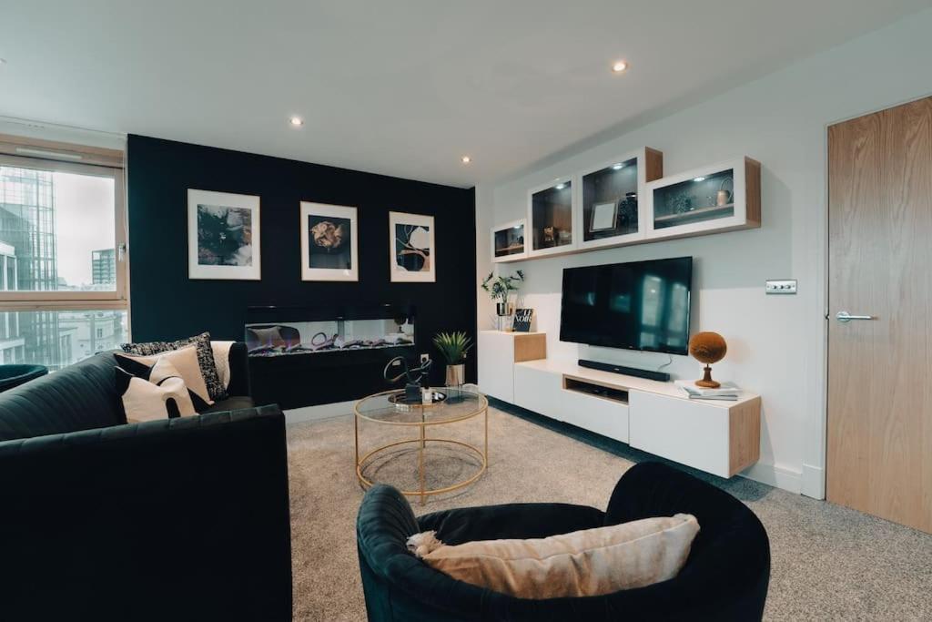 Penthouse Noir - Wyndale Living - Central Bham 2Br Бирмингем Экстерьер фото